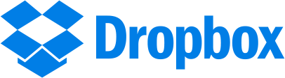 white dropbox logo